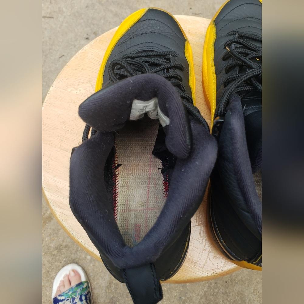 Jordan Kids Sneakers Black Yellow
